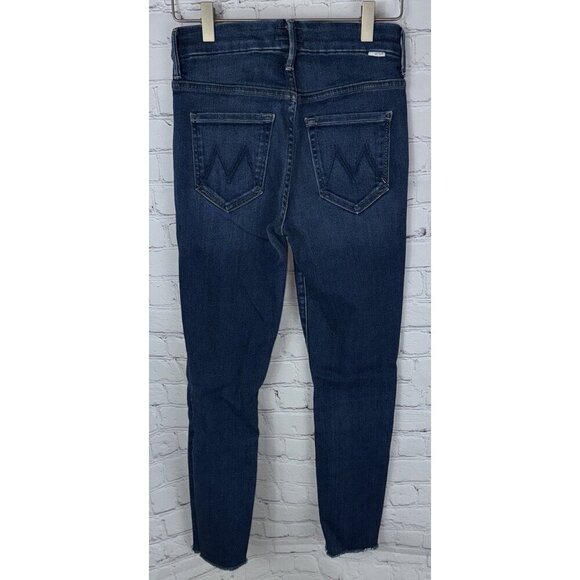 MOTHER High Waisted Looker Ankle Fray Jeans Women's Size 25 Home Movies - Picture 7 of 9